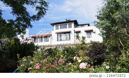 神奈川県横浜市港の見える丘公園（フランス山庭園・横浜市イギリス館・山手111番館）　 116472872