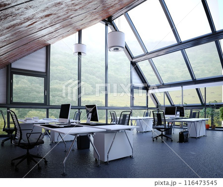modern office interior. modern office interior. 116473545