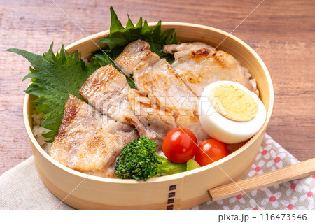 ポークソテー弁当 116473546
