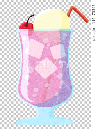 ピンクのクリームソーダ 116473548