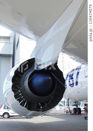 ジェット旅客機のエンジン ジェット旅客機のエンジン 116474079