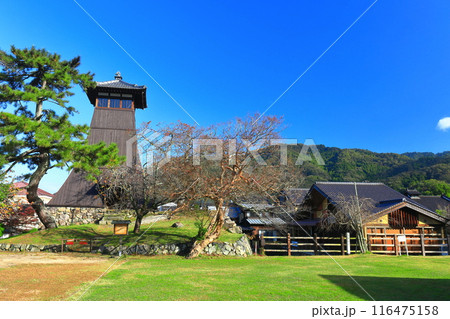 【兵庫県】快晴の辰鼓楼（出石城下町） 116475158