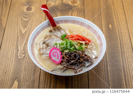 袋麺のとんこつラーメン盛り 袋麺のとんこつラーメン盛り 116475644
