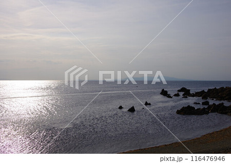 兵庫県淡路島 海の展望広場から小豆島方面を望む 兵庫県淡路島 海の展望広場から小豆島方面を望む 116476946
