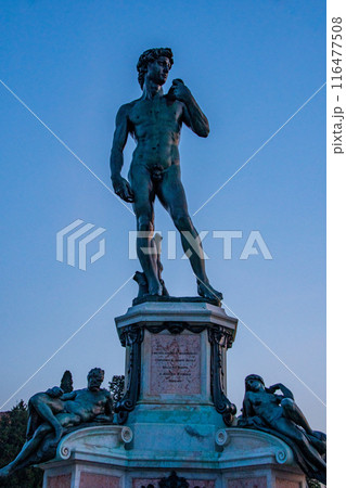 イタリアの花の都フィレンツェの旅行風景 イタリアの花の都フィレンツェの旅行風景 116477508
