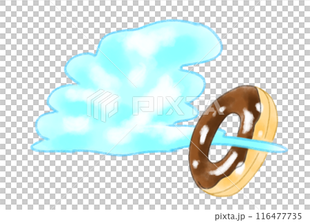 雲に掛かる浮き輪 雲に掛かる浮き輪 116477735