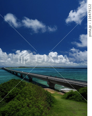 宮古島　夏の池間大橋 116479122