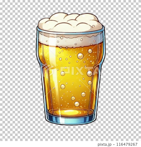 生啤酒倒入杯子 116479267