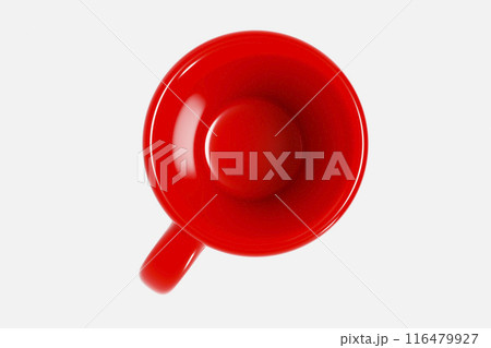 Red tea mug 116479927