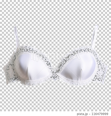 Eyelet White Bralette A feminine white eyelet lace bralette with a scalloped trim and adjustable straps 116479999