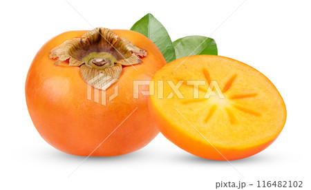 persimmon isolated on white background 116482102