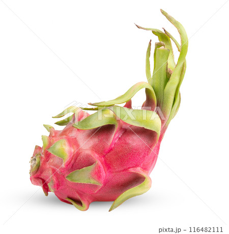 Dragon fruit, pitaya isolated on white background 116482111