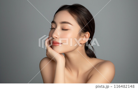 若い女性のビューティーイメージ 116482148
