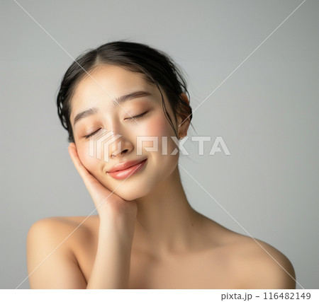 若い女性のビューティーイメージ 116482149