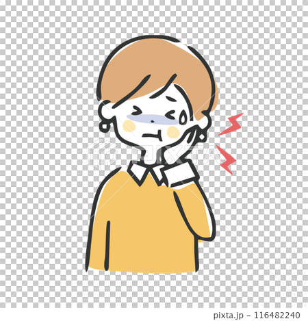 牙痛的女人 牙痛的女人 116482240