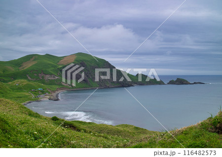 礼文島ゴロタ岬からの風景 116482573