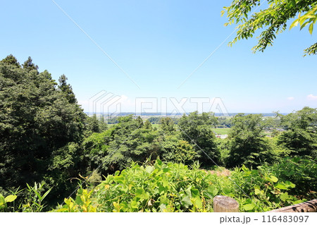 黒羽城址公園 展望台からの風景/栃木県大田原市 黒羽城址公園 展望台からの風景/栃木県大田原市 116483097
