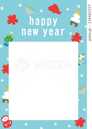 年賀状_模様 年賀状_模様 116483257
