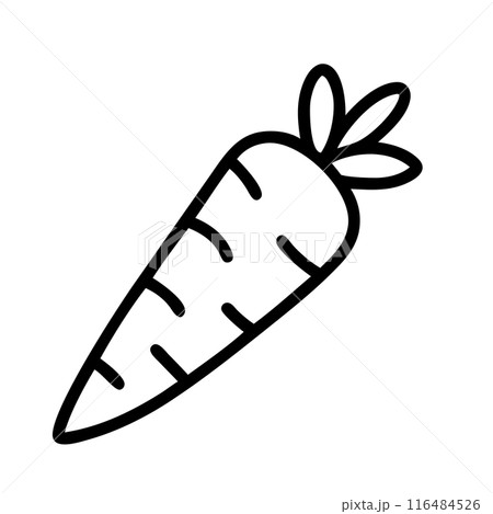 black carrot icon 116484526