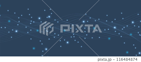 Neural network concept. Connected cells with links. High technology process. Abstract futuristic background. Vector art. Neural network concept. Connected cells with links. High technology process. Abstract futuristic background. Vector art. 116484874