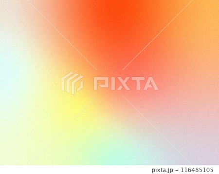 オレンジと赤と黄色のグラデーション 背景のイラスト素材 [116485105