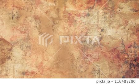 歴史を感じる石壁の模様 116485280