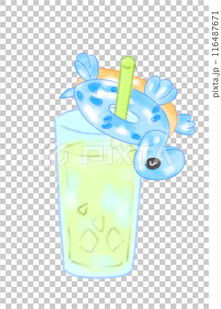 漂浮在稻草上 漂浮在稻草上 116487671