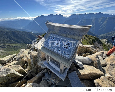 常念岳頂上 116488226