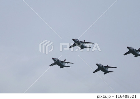 T4　練習機　展示飛行　編隊飛行 116488321