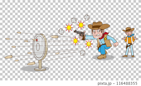 Even a bad shot will hit the target if you shoot enough times. 116488355