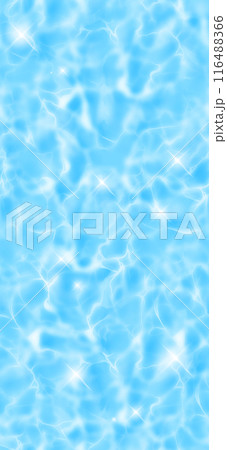 キラキラ水面が綺麗な使いやすいイラストリピート柄 116488366