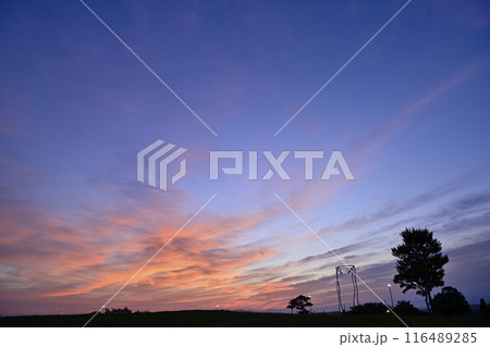 美しい朝焼け空 116489285
