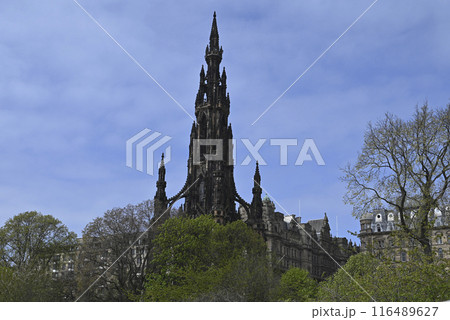【スコットランド・エディンバラ】 スコット・モニュメント(スコット記念塔) 【スコットランド・エディンバラ】 スコット・モニュメント(スコット記念塔) 116489627
