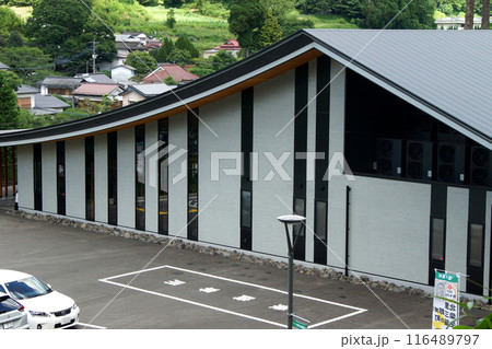 阿蘇郡小国町「北里柴三郎記念館」　里山の緑に囲まれた観光施設 116489797