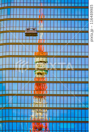 東京タワーと窓そうじ 東京タワーと窓そうじ 116489985