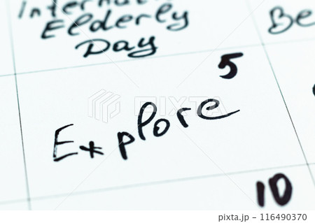 Concept for a positive month Photo Concept for a positive month Photo 116490370