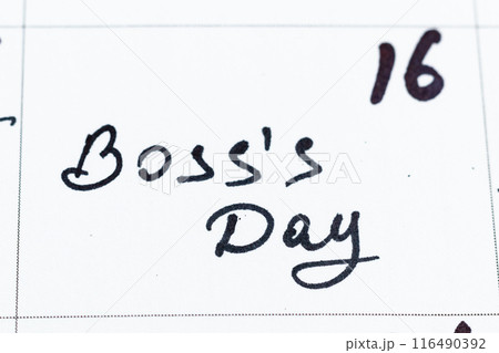 Boss day october 16 Photo calendar Boss day october 16 Photo calendar 116490392