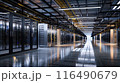 最新のハイテクデータセンターの内部 116490679