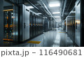 最新のハイテクデータセンターの内部 116490681