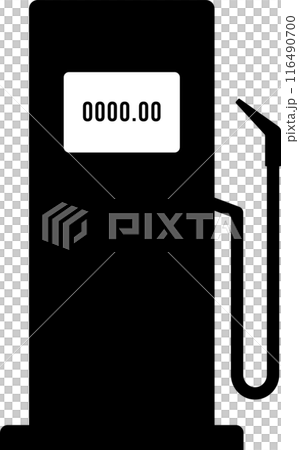 自動車の給油機のアイコン 116490700