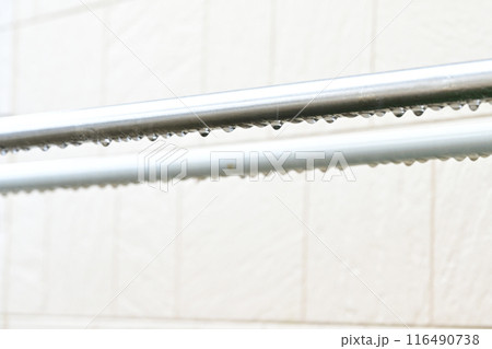 雨の物干し竿 116490738