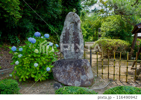 松江藩主 松平家代々の墓所の石碑 月照時 松江藩主 松平家代々の墓所の石碑 月照時 116490942