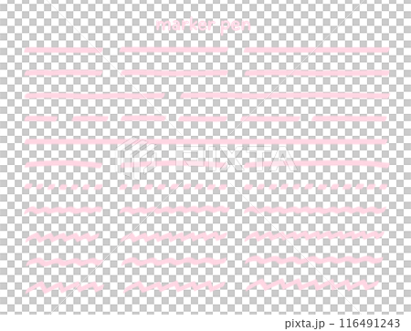 簡單可愛的手繪線標記套裝 簡單可愛的手繪線標記套裝 116491243