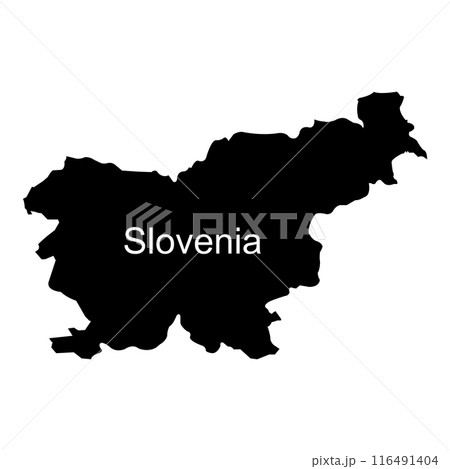 Slovenia country map icon Slovenia country map icon 116491404