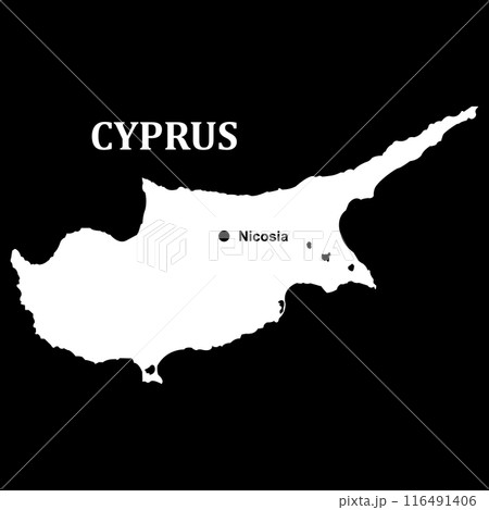 Cyprus map icon Cyprus map icon 116491406