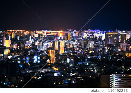 沖縄県那覇市首里雨乞嶽展望台から風景 116492238