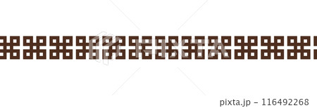 Greek key seamless border pattern Decorative ancient meander 116492268