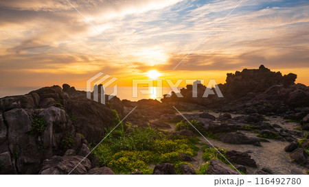 十六羅漢岩・夕景 116492780