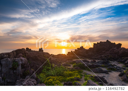 十六羅漢岩・夕景 116492782