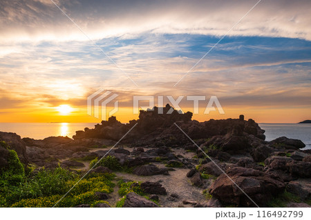 十六羅漢岩・夕景 116492799